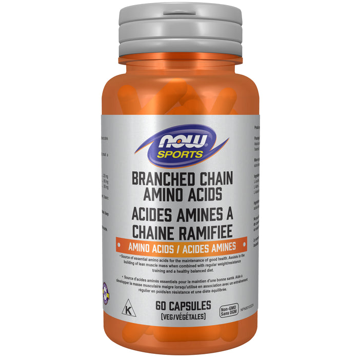 NOW Branched Chain Amino Acid 60 Capsules