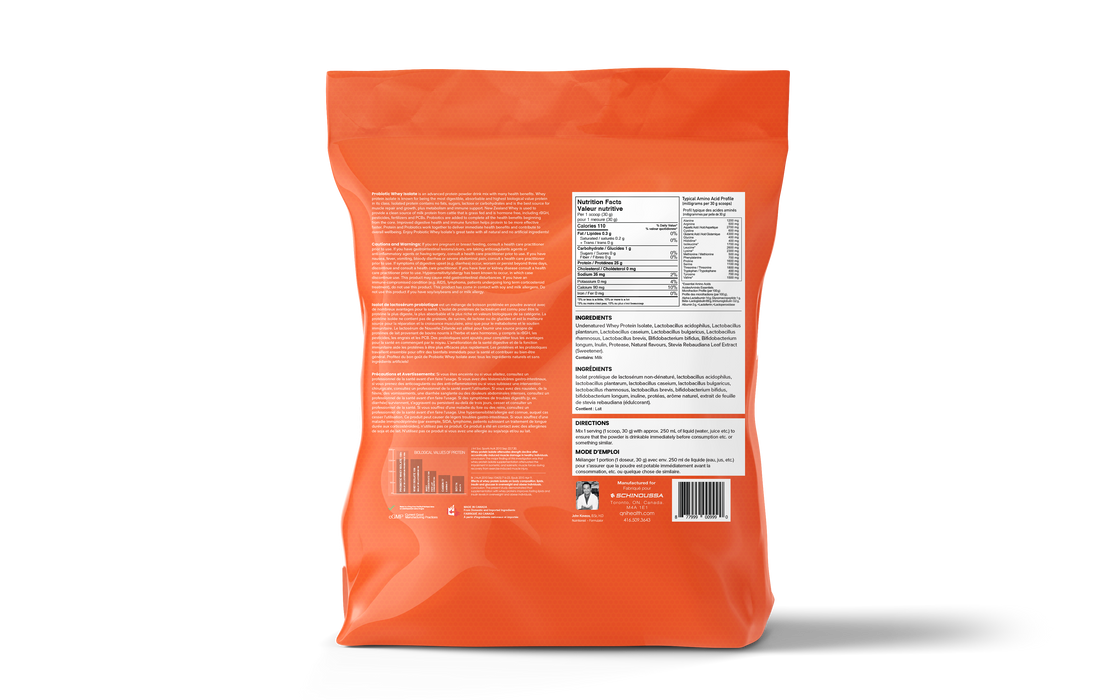 Schinoussa Probiotic Whey Isolate Chocolate Peanut Butter 5lbs