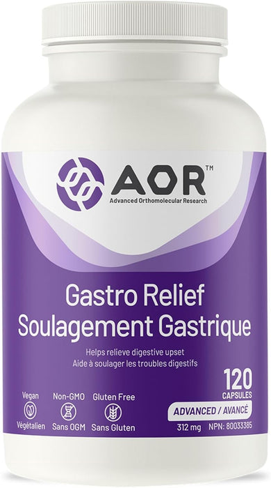 AOR Gastro Relief 312mg 120 Capsules