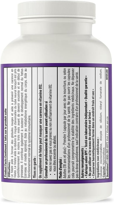 AOR BioFolate 1mg 60 Capsules