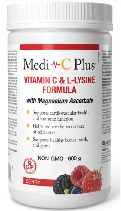Medi C Plus With Magnesium Ascorbate Berry Powder 600g