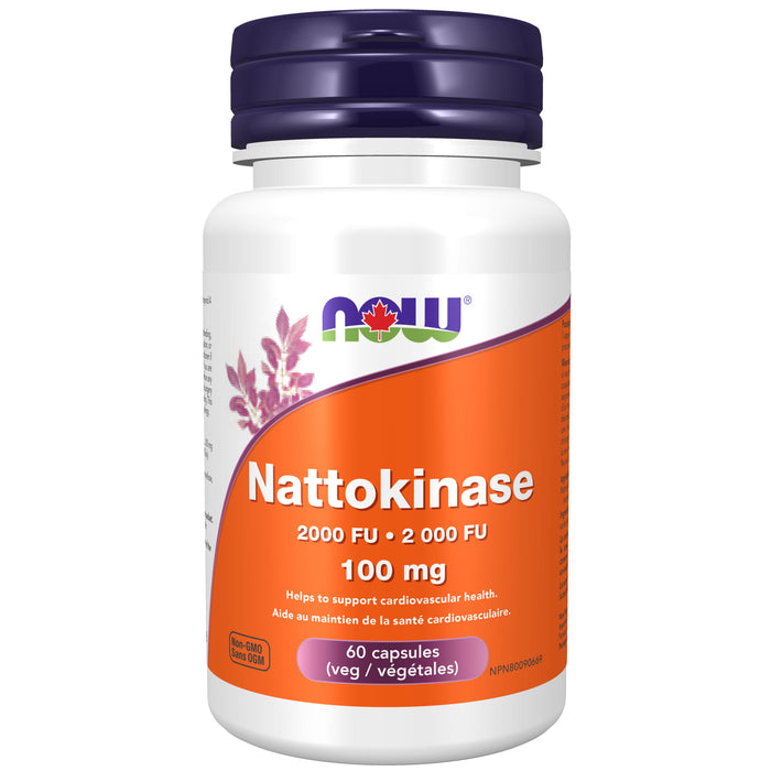 NOW Nattokinase 100mg 60 Veggie Caps