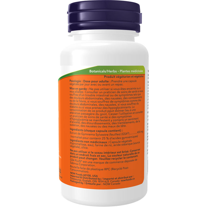 NOW Gymnema Sylvestre 400mg 90 Veggie Caps