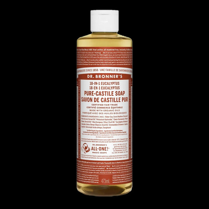 Dr. Bronner's 18-In-1 Pure-Castile Liquid Soap Eucalyptus 473mL