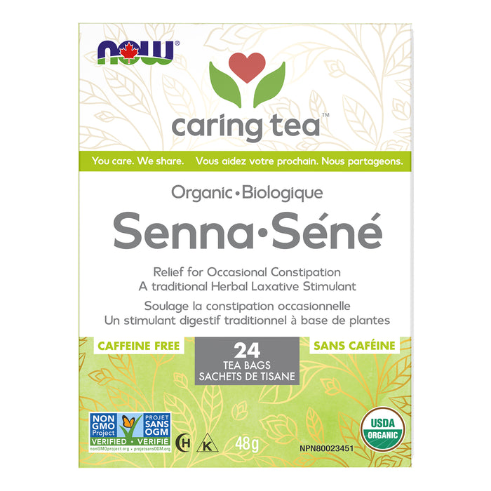 NOW Organic Senna Tea 24 Tea Bags