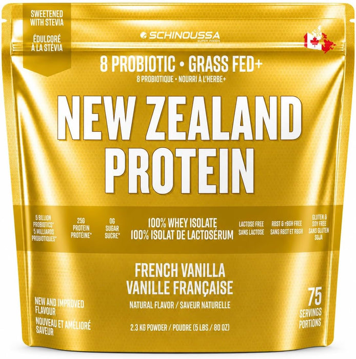 Schinoussa Probiotic Isolate Whey French Vanilla 5lbs