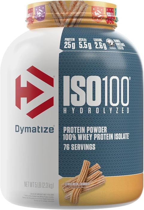Dymatize ISO 100 Hydrolyzed Protein Cinnamon Churro 5lbs
