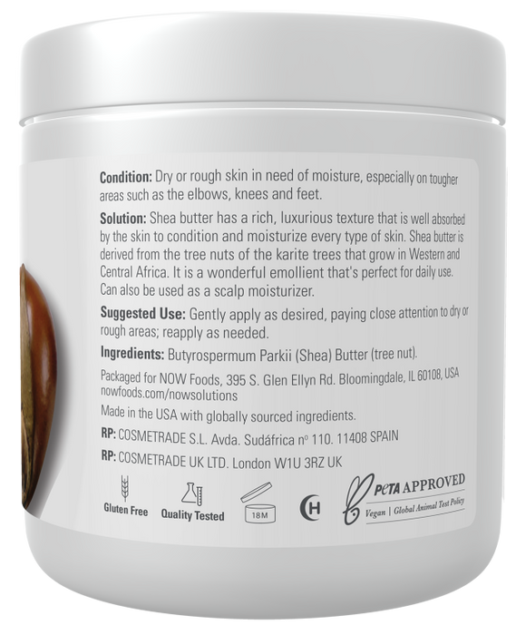 NOW Shea Butter 100% Pure 198g