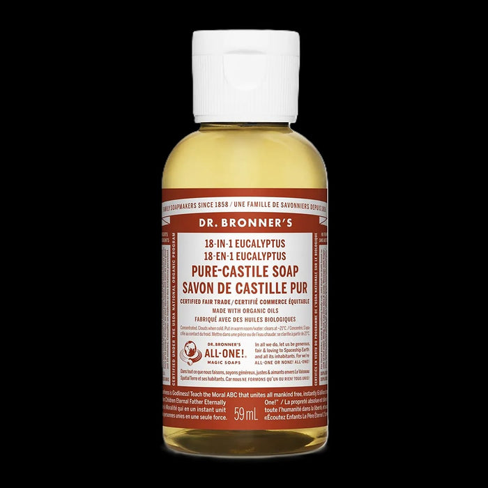 Dr. Bronner's 18-In-1 Pure-Castile Soap Eucalyptus 59mL