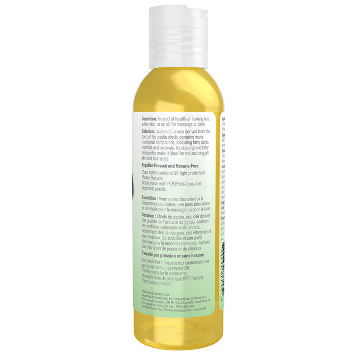 NOW Organic Jojoba Oil 118mL