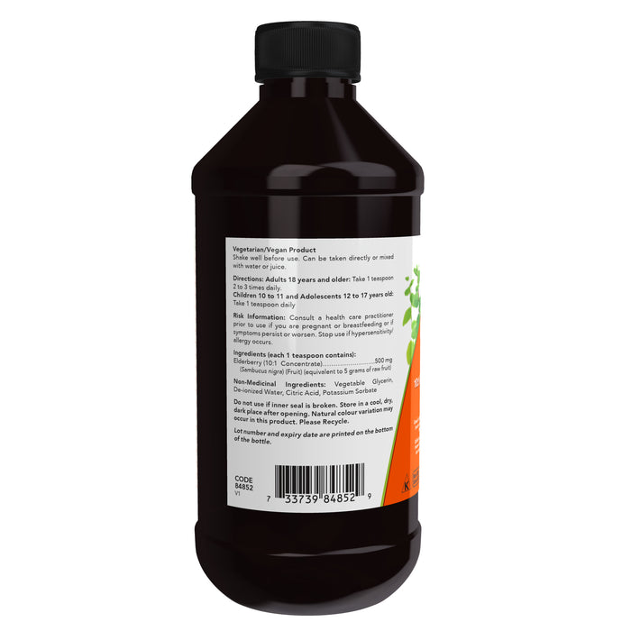 NOW Elderberry 10:1 Concentrate 237mL