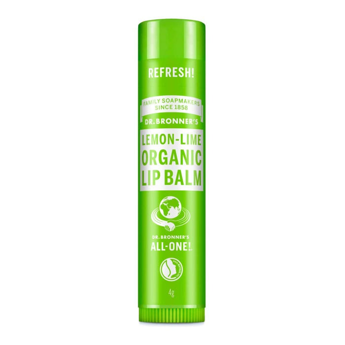 Dr. Bronner's Organic Lip Balm Lemon Lime 4g