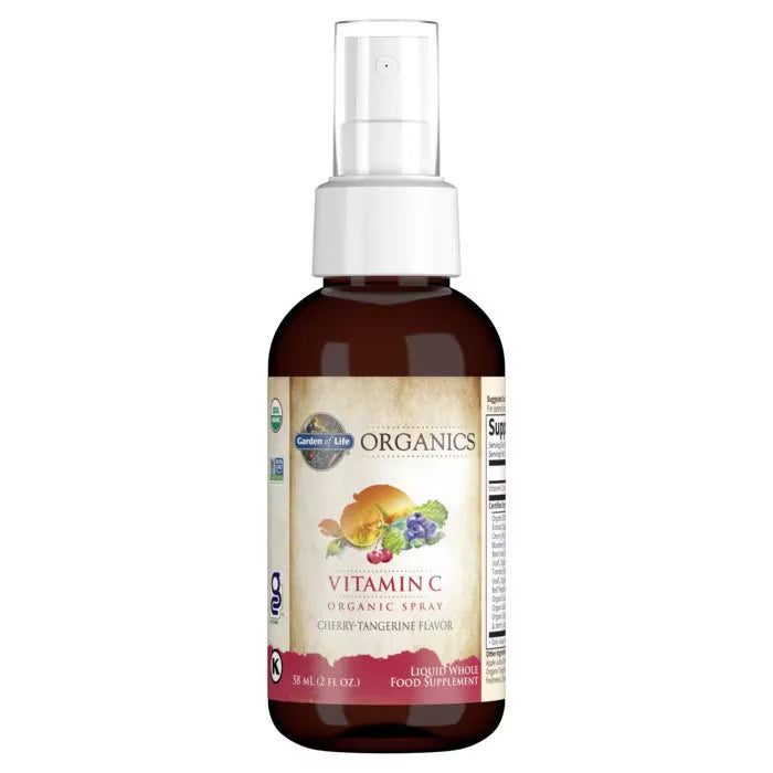 Garden of Life Organics Vitamin C Spray Cherry Tangerine 58mL