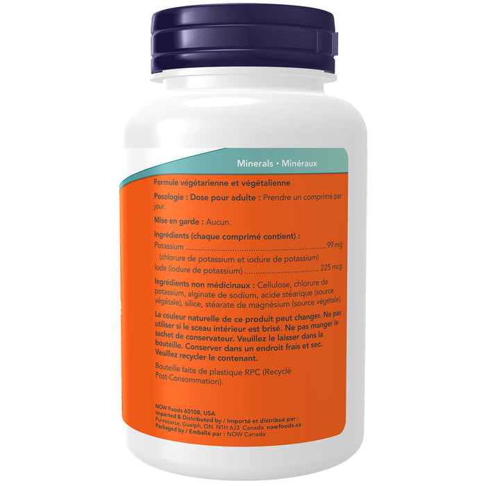 NOW Potassium with Iodine 180 Tablets