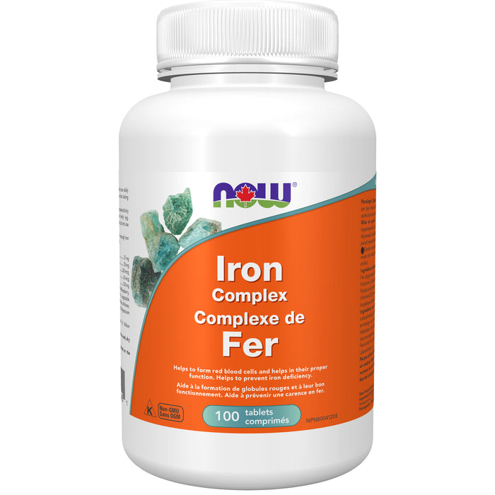 NOW Iron Complex 100 Tablets