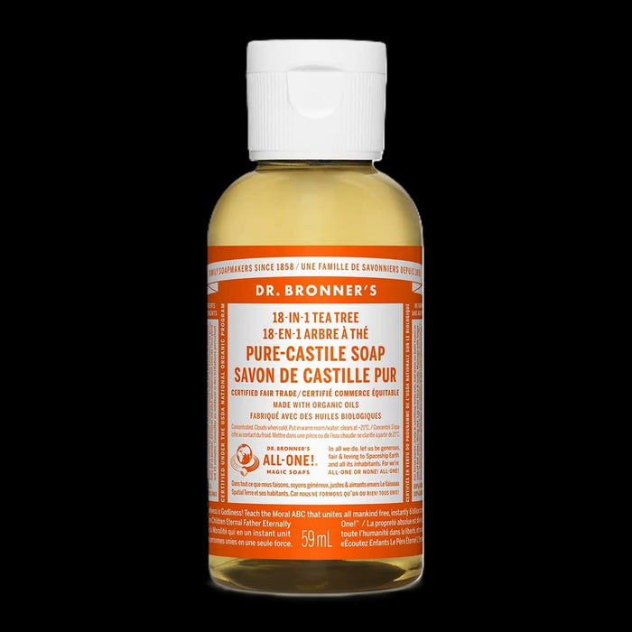 Dr. Bronner's 18-In-1 Pure-Castile Soap Tea Tree 59mL