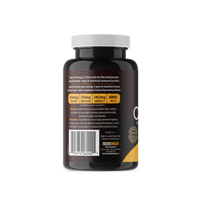 AquaOmega Omega-3 Extra Strength 240 Softgels