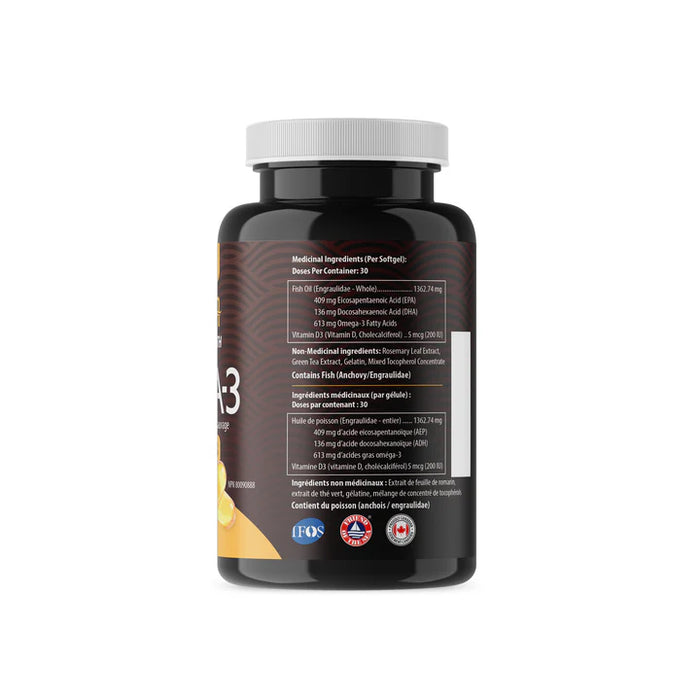 AquaOmega Omega-3 Extra Strength 240 Softgels