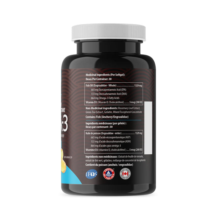 AquaOmega Omega-3 High EPA 120 Softgels
