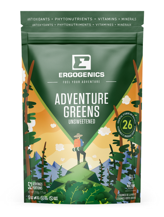 Ergogenics Adventure Greens Unsweetened 52 Servings