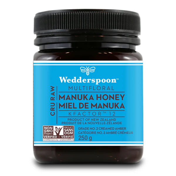 Wedderspoon Raw Multifloral Manuka Honey KFactor 12