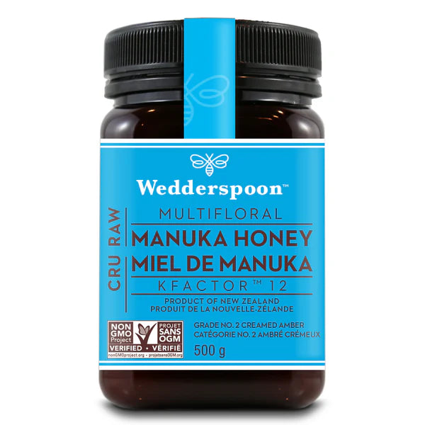 Wedderspoon Raw Multifloral Manuka Honey KFactor 12