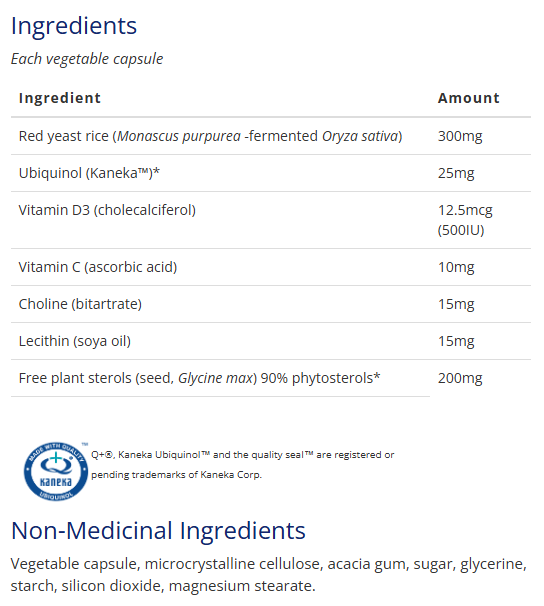 CanPrev Red Yeast Rice Complex 120 Capsules
