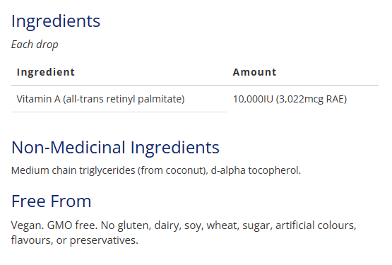 CanPrev Vitamin A Drops 15mL