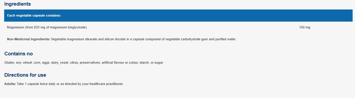 NFH Magnesium SAP 90 Capsules