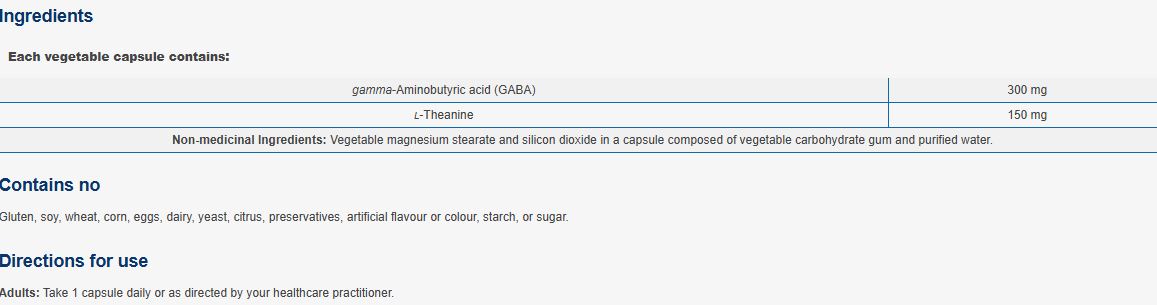 NFH GABA-T SAP 60 Capsules