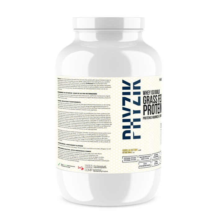 Schinoussa ISO Build Grass Fed Protein Vanilla Victory 24 Servings