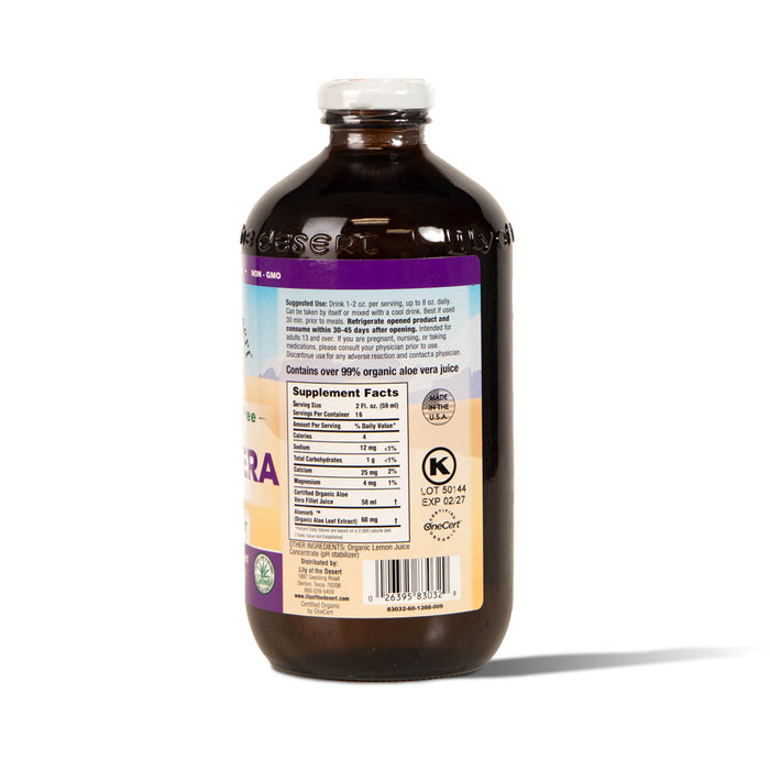 Lily of the Desert Aloe Vera Juice Inner Fillet Preservative Free 946mL