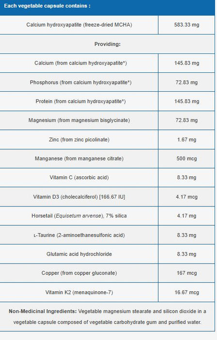 NFH Osteo SAP 180 Capsules