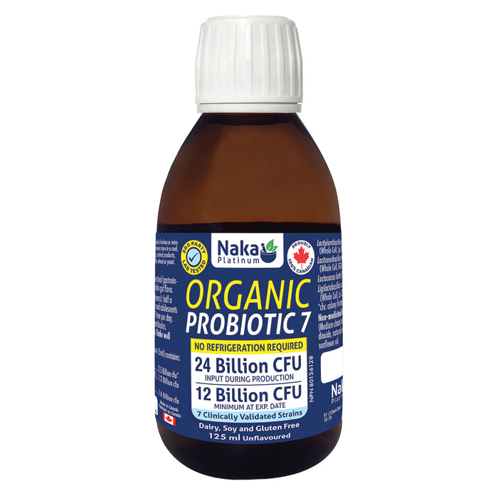Naka Platinum Organic Probiotic 7 12 Billion 125mL