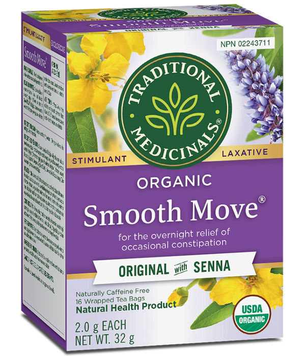 Traditional Medicinals Organic Smooth Move Tea 16 Tea Bags