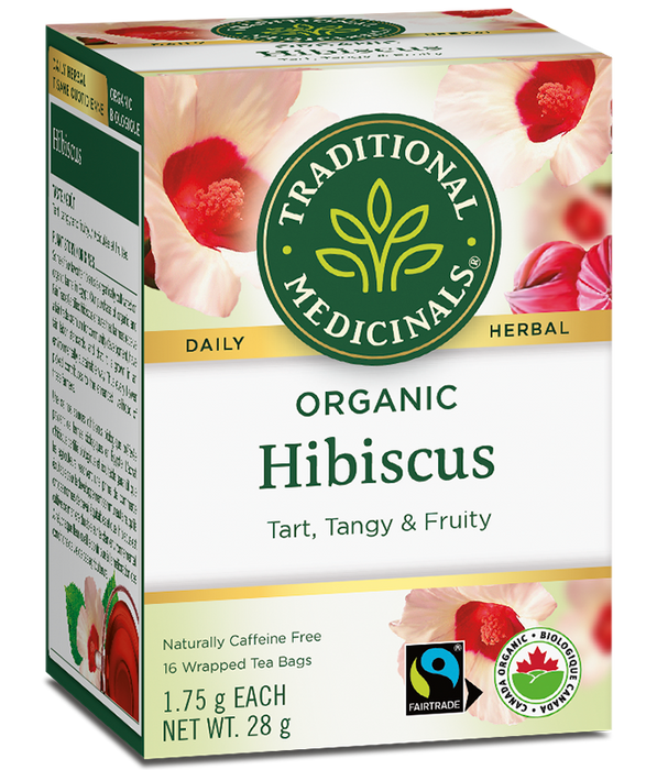 Traditional Medicinals Organic Hibiscus Tea 16 Tea Bags