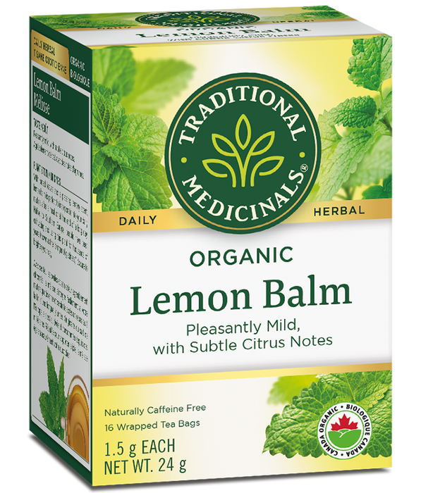 Traditional Medicinals Organic Lemon Balm Tea 16 Tea Bags