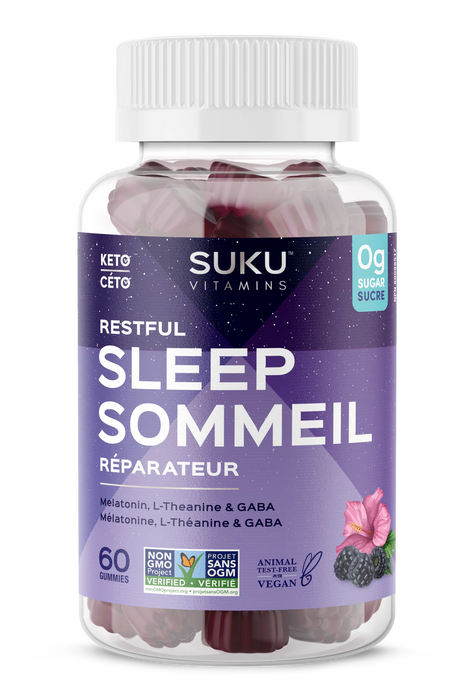 Suku Vitamins Restful Sleep Blackberry 60 Gummies
