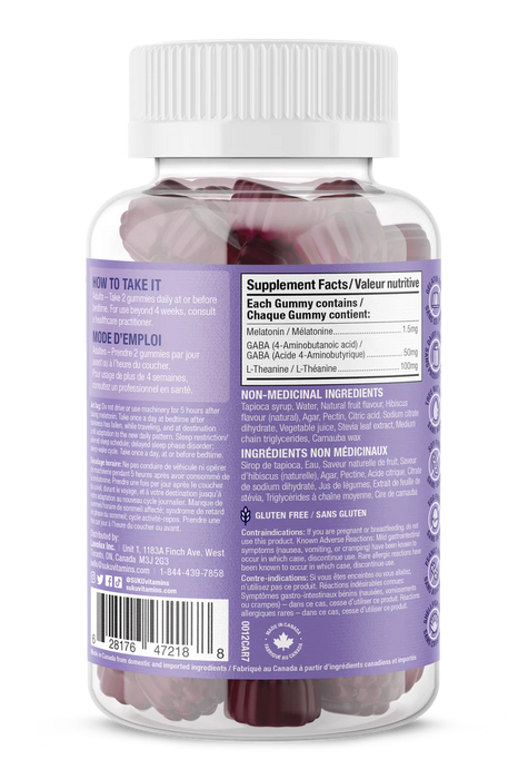 Suku Vitamins Restful Sleep Blackberry 60 Gummies