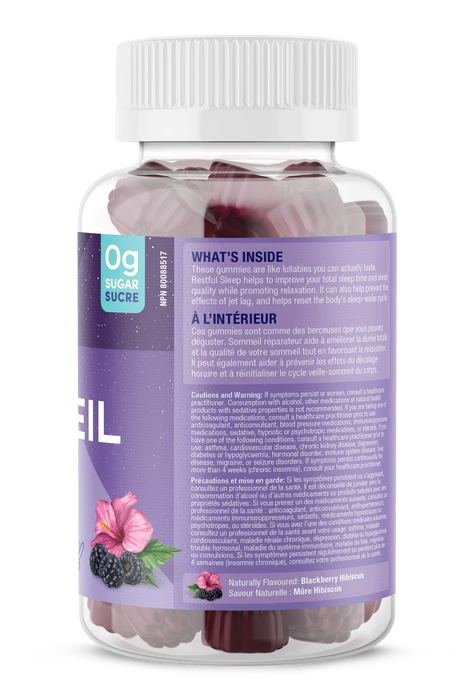 Suku Vitamins Restful Sleep Blackberry 60 Gummies