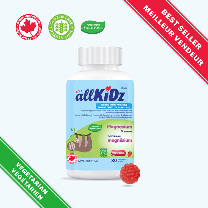 Allkidz Naturals Magnesium 80 Gummies