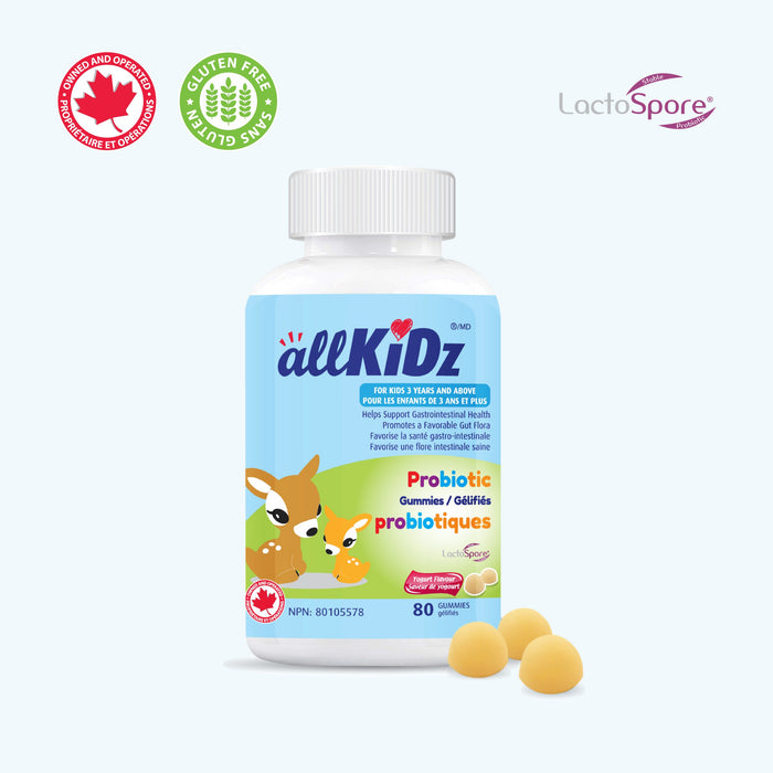 Allkidz Naturals Probiotic Gummies 80 Gummies