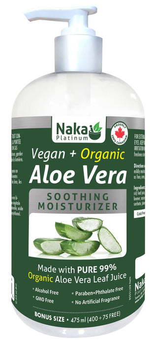 Naka Platinum Aloe Vera Gel 400+75mL