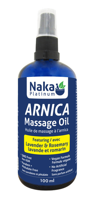 Naka Platinum Arnica Massage Oil 100mL