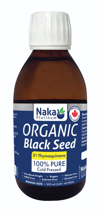 Naka Platinum Organic Black Seed Oil Liquid 300mL