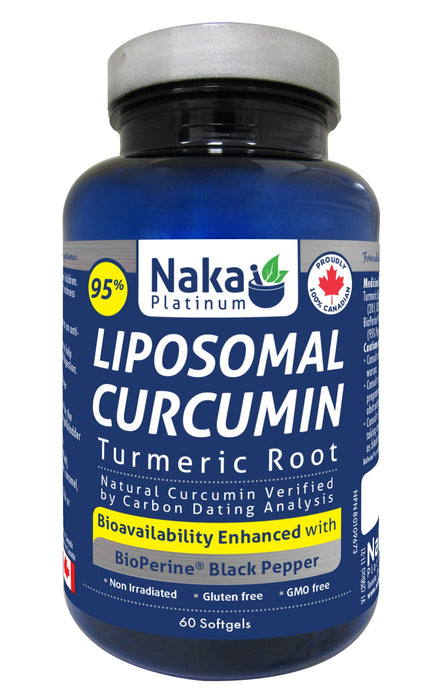 Naka Platinum Liposomal Curcumin 60 Softgels