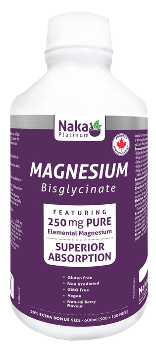 Naka Platinum Magnesium Bisglycinate 600mL