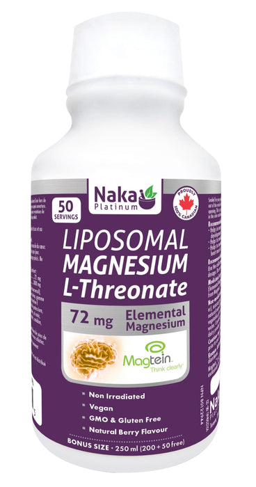 Naka Platinum Liposomal Magnesium L-Threonate 250mL