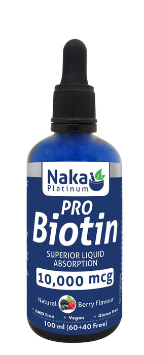 Naka Platinum PRO Biotin 10000mcg Berry 100mL