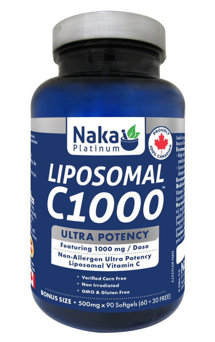 Naka Platinum Liposomal C1000 90 Softgels